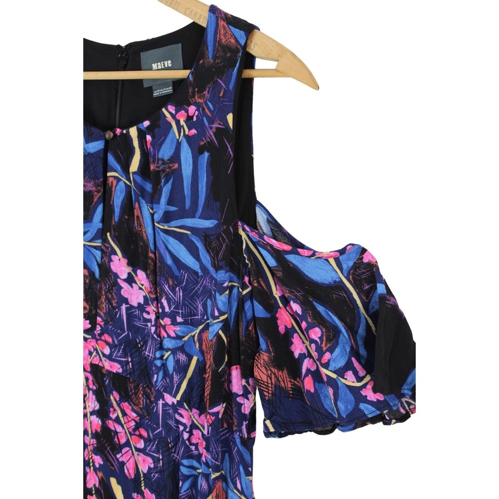 Anthropologie Maeve Elia Dress‎ size 10 Y2K Colorful Floral Fairy Whimsical - Picture 8 of 15